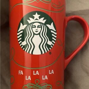 (2) New Starbucks 2020 Holiday Christmas Fa La La La La Mugs